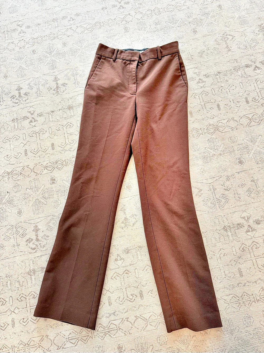 Aritzia Publish Brown Flare Pants Size 2 Like New